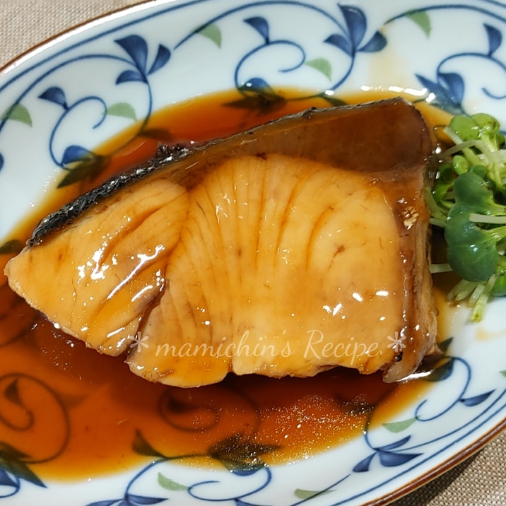 しっとり柔らか鰤(ぶり)の照り合わせ